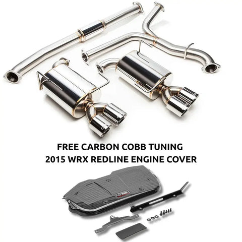 Cobb Tuning 3in Cat-Back Exhaust - Stainless Steel (WRX 15-21 Sedan) — fits Subaru STI