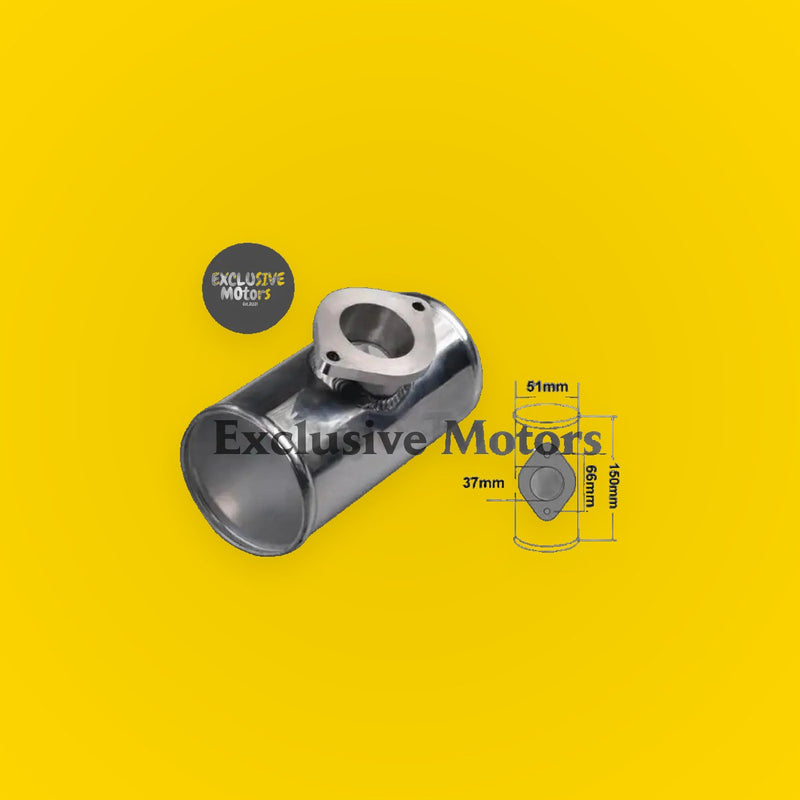 51MM 2" ALLOY T PIECE PIPE Fit For GR**dy RZ and RS BOV TK-BOV02FP51