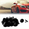 Black plastic bonnet insulation lining pad clips for toyota 4wd ute offroad 52 pcs set