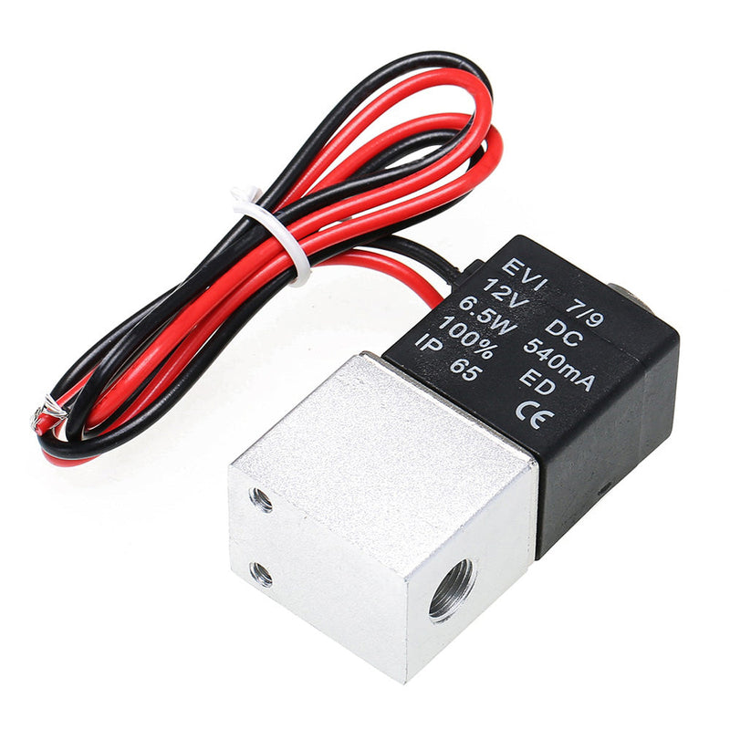 12V 2-Way DC Electric Solenoid Air Valve Normally Closed to suit 1 or 4-Inc — image 1