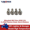 Mitsubishi MN Triton 4WD 4D56 2.5L Titanium Turbo Charger Stud Kit