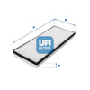 UFI Filters Cabin Air Filter 53.013.00