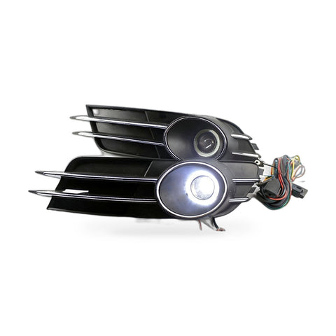 Fog Light Grille Frame with Lens (Pair) to suit Audi A6L 2013-2015 Front — image 1