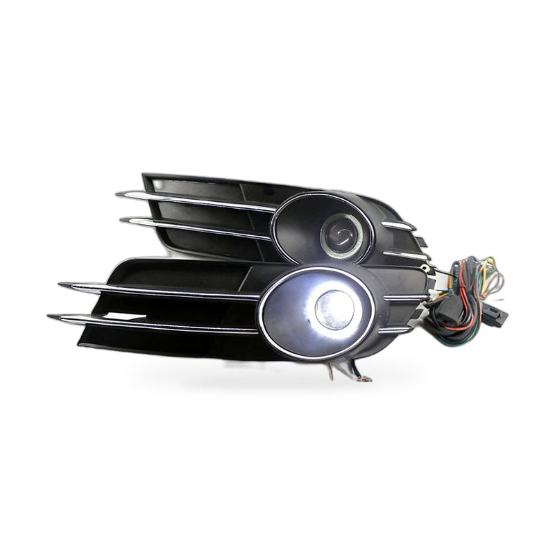 Fog Light Grille Frame with Lens (Pair) to suit Audi A6L 2013-2015 Front — image 1