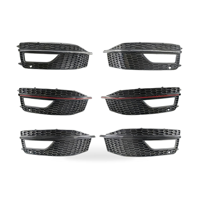Fog Light Frame Grille to suit Audi A4 13-16 Left Chrome 8K0807681L — image 1
