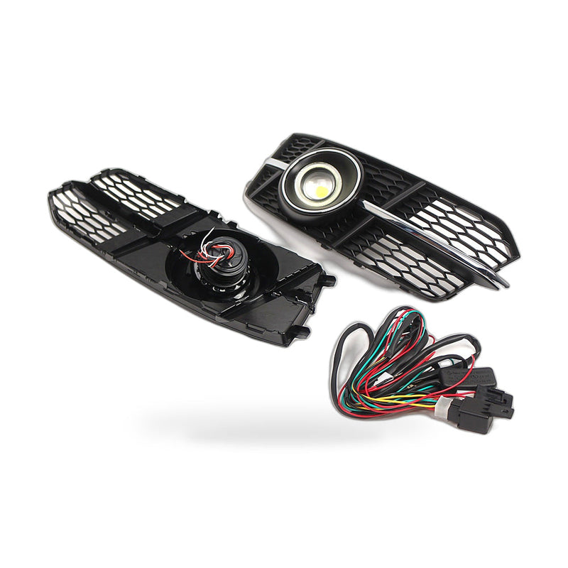 Audi A6L C7 S-line Front Bumper Lower Grille Auto Parts Modified Lens Fog Light — image 1