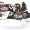 Front Fog Light Assembly Kit (Pair) to suit Honda Civic 2009-2011 Sedan Bumper — image 4