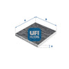 UFI Filters Cabin Air Filter 54.256.00
