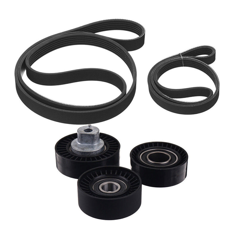 Belt Tensioner Pulley Drive Belt Kit to suit BMW X5 — image 1