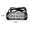 10x Amber & White LED Car Emergency Beacon Warning Strobe Lights Flashing Hazard — image 2