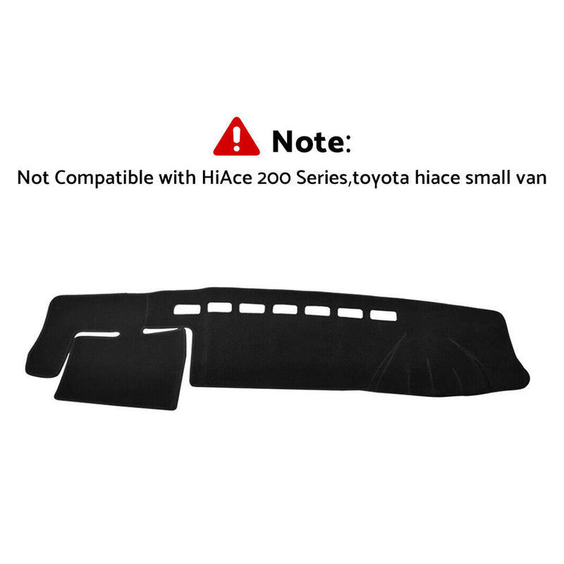 Toyota Hiace 2005-2018 SLWB Van Non-Slip Dashboard Cover Dash Mat Suitable