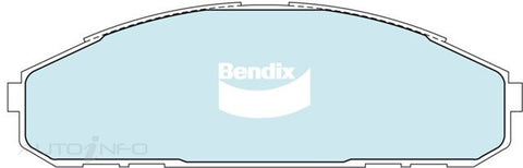 Bendix Brake Pads Front Nissan Patrol - DB12574WD