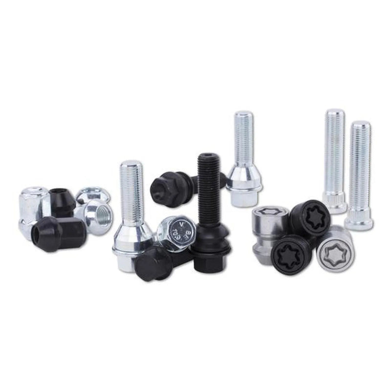 ST Suspension Wheel Bolt M14x1,25x35mm Taper 60° - Black 10 pcs.
