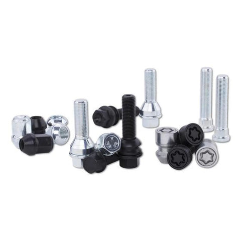 ST Suspension Wheel Bolt M14x1,5x35mm Ball R12 - Silver 10 pcs.