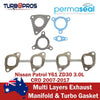 Nissan Patrol Y61 ZD30 3.0L Permaseal Exhaust Manifold & Turbo Gasket Kit