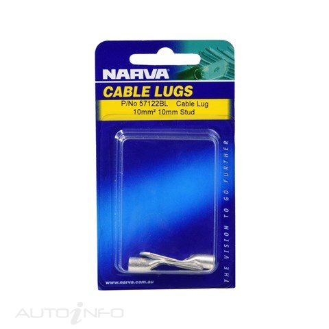 Narva Cable Lug 10MM2 10MM Stud - 57122BL