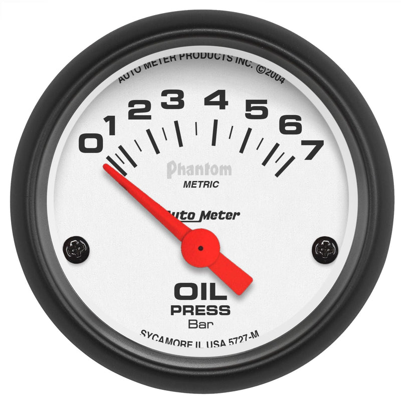 AutoMeter Phantom 2-1/16in Oil Pressure AU5727-M
