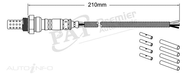 PAT Oxygen Sensor Uni 4WIRE - EGO-004