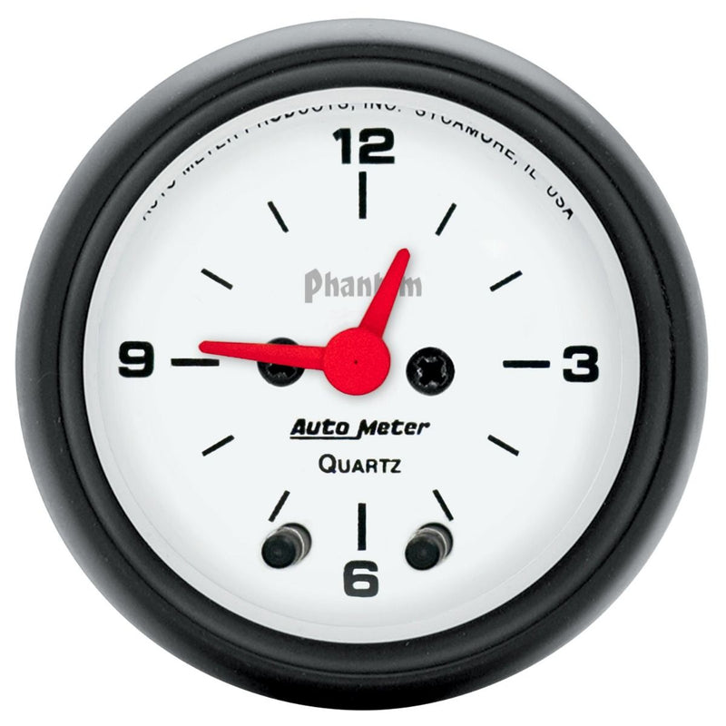 AutoMeter Phantom 2-1/16in Analogue Clock AU5785