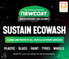 Newcoat Sustain Ecowash Spray & Wipe Car Cleaner 750ML