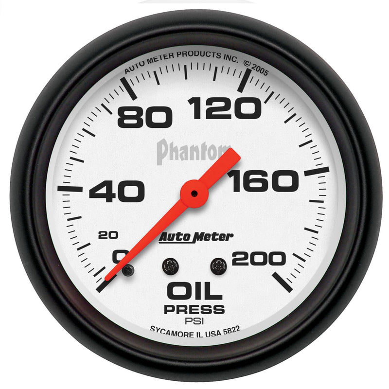 AutoMeter Phantom 2-5/8in Oil Pressure AU5822
