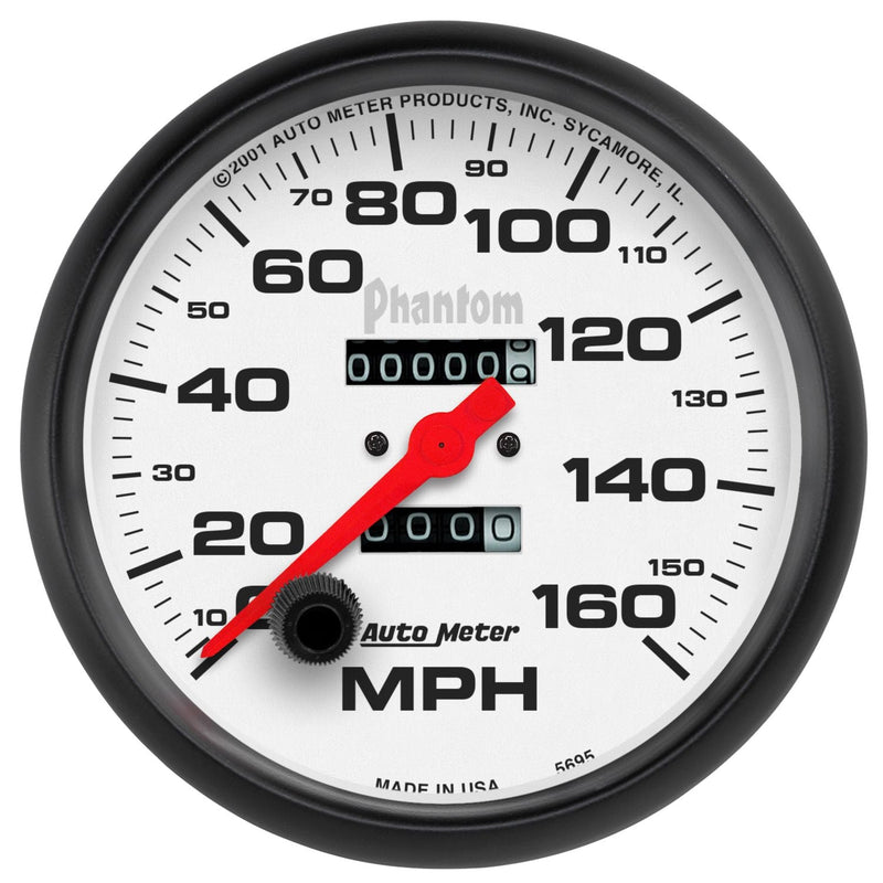 AutoMeter Phantom 5in Speedo 160 Mph AU5895