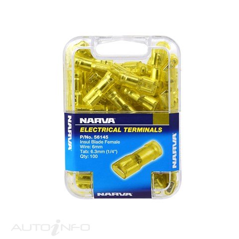 Narva Terminal Blade Female Yellow - 56145