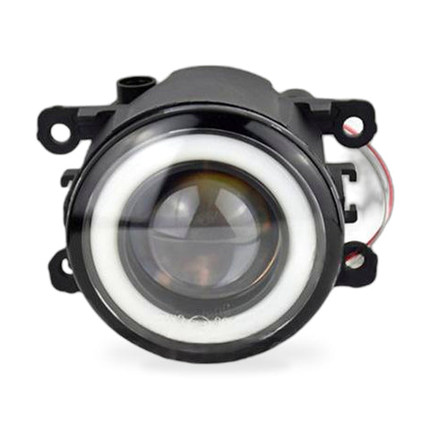 LED Angel Eye Projector Fog Light (Pair) to suit Ford Edge 2015-2018 Yellow White — image 1