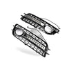 LED Flow Daytime Running Light Yellow Turn Signal Mesh Fog Light Frame for 09-11 — image 2