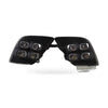 LED DRL Fog Light Frame to suit Toyota Hilux Revo 2015-2017 4-Eye White — image 1