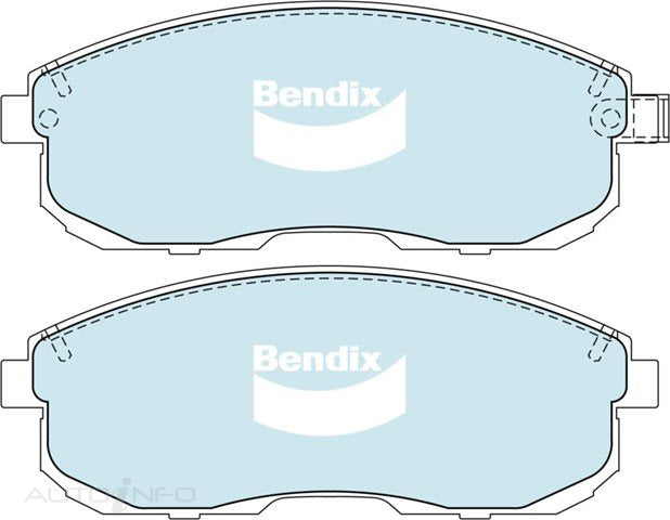 Bendix Brake Pads Front Nissan - DB1232GCT