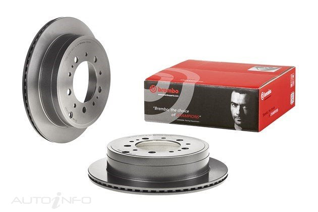 Brembo Disc Rotor Rear Toyota Lexus Land V8 07-On - 09.D618.11