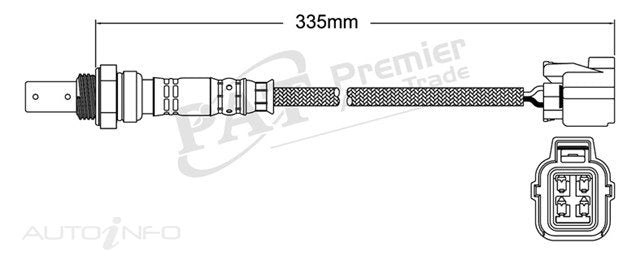 PAT Oxygen Sensor Prelude Caterpillar - EGO-491