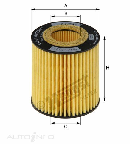 Hengst Oil Filter CH10045ECO Cart Alfa Fiat - E46HD126