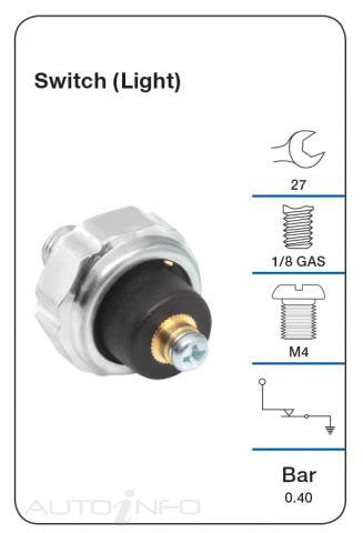 Tridon Oil Pressure Switch - TPS013