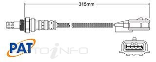 PAT Exhaust Gas Oxygen Sensor - EGO-841