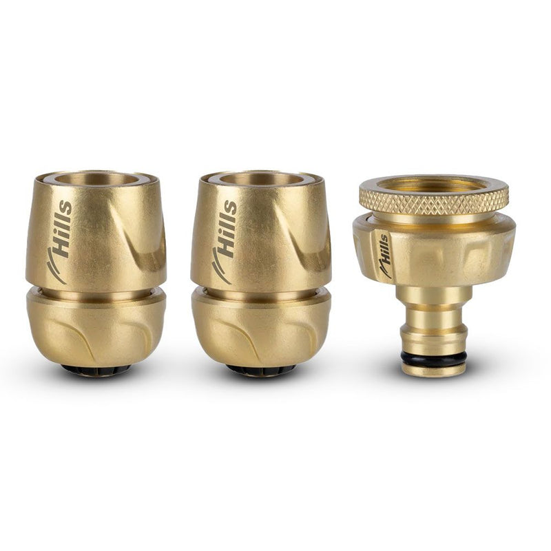 Hills 12MM Brass 3 Piece Fitting Set 50134456