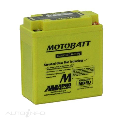 Motobatt Battery Motobatt 12V CCA105 - MB5U