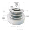 Heavy Duty Centrifugal Clutch 25.4mm 1 Inch Bore to suit Toyota Hilux 3.4L — image 4