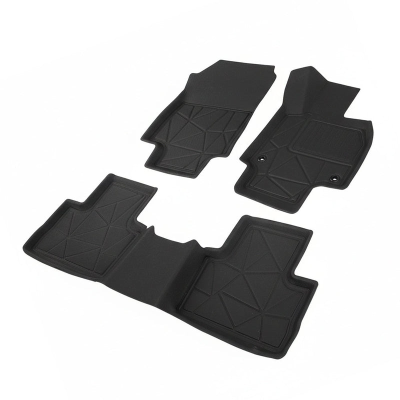 Front & Rear Car Rubber Floor Mats to suit Toyota RAV4 — image 1