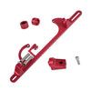 Throttle Cable Bracket Billet Aluminum Red to suit 4150 4160 Carburetor — image 1