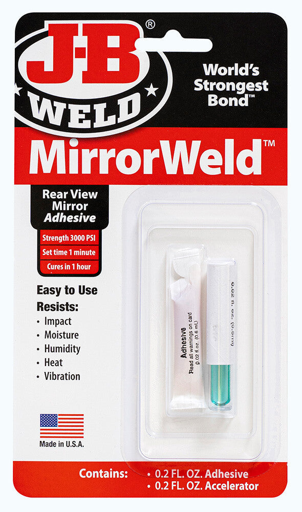 J-B Weld MirrorWeld Adhesive 0.4ml Adhesive/0.6ml