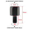 Universal Fit Motorcycle Scooter Mirror Adaptors 10mm Standard to 8mm Standard