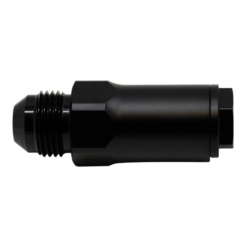 Deatschwerks 8AN to 1/2 EFI Quick Connect Adapter Anodized Matte Black
