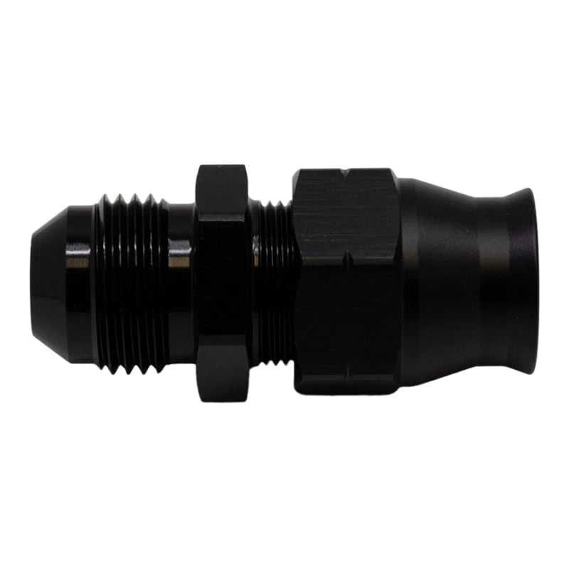 Deatschwerks 8AN to 1/2 Hardline Compression Adapter Anodized Matte Black