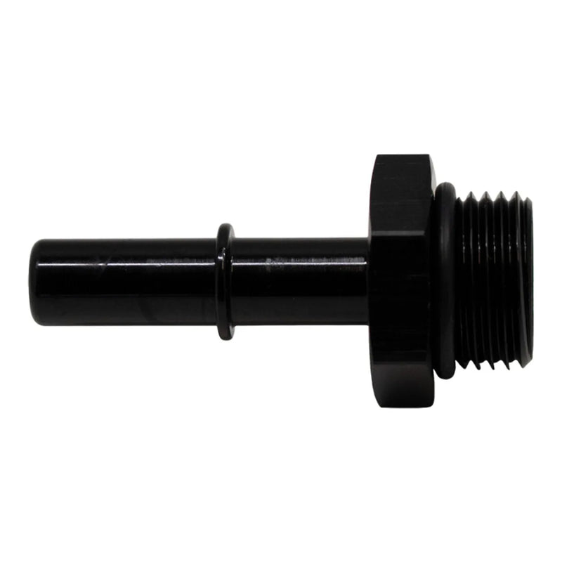 Deatschwerks 8AN to 3/8 EFI Quick Connect Adapter Anodized Matte Black