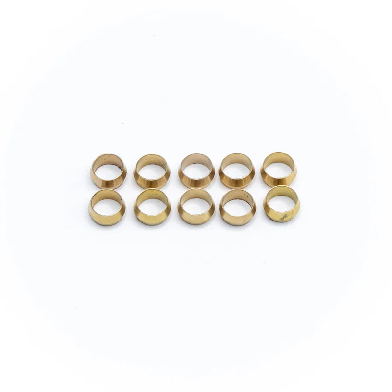 Deatschwerks Replacement Hard Line Compression Olives - 3/8" - 10 Pack