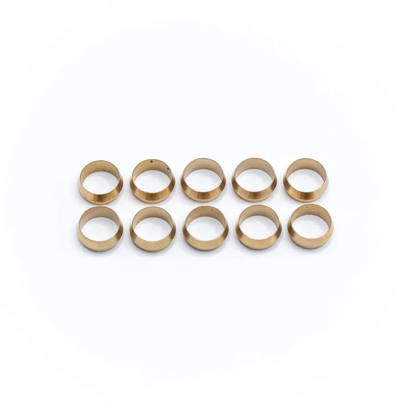 Deatschwerks Replacement Hard Line Compression Olives - 1/2" - 10 Pack
