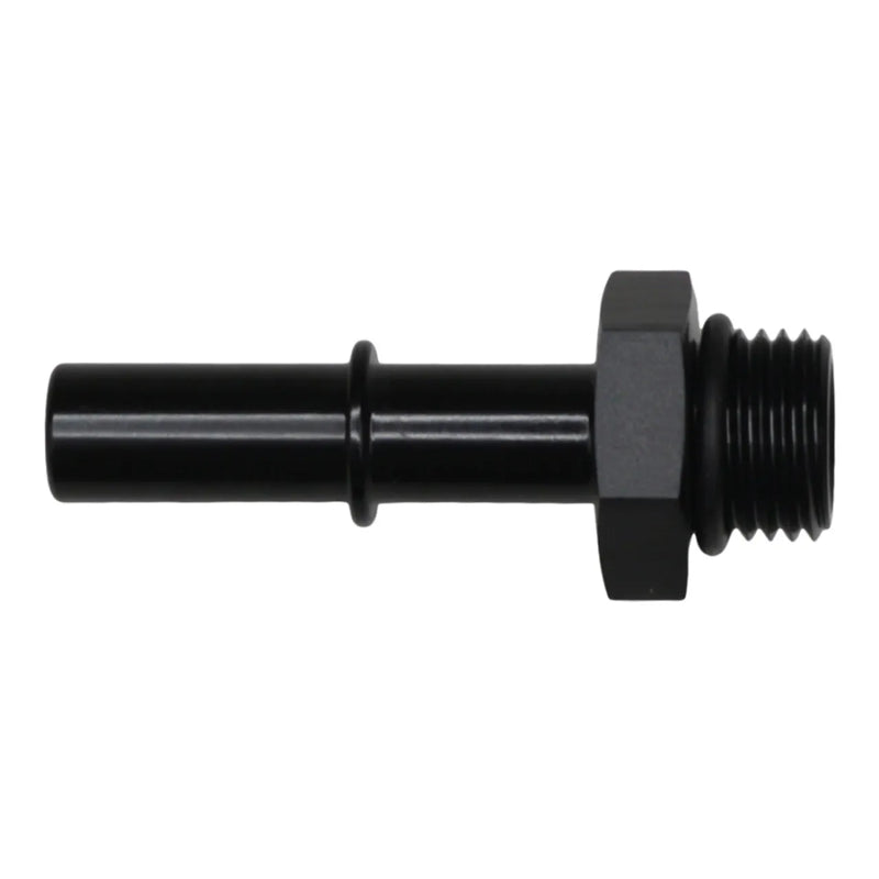Deatschwerks 6AN to 3/8 EFI Quick Connect Adapter Anodized Matte Black