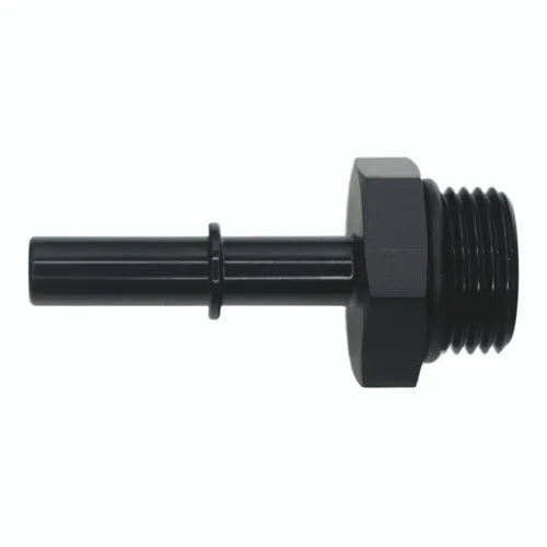 Deatschwerks 8AN to 5/16 EFI Quick Connect Adapter Anodized Matte Black